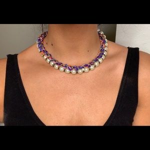 Pearl choker necklace